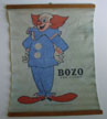 bozo the clown felt banner for sale