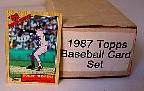 Topps 1987 Baseball Trading Cards For Sale