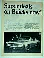 1969 Buick Vintage Car Ad  Advertisement For Sale