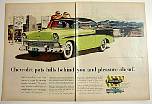 1956 Chevy Chevrolet  Vintage Car Ad  Advertisement For Sale