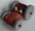 FRED FLINSTONE  9" FLIP CAR  Child Guidence